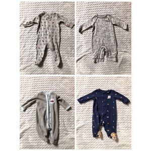 Baby Boy Sleeper Lot
